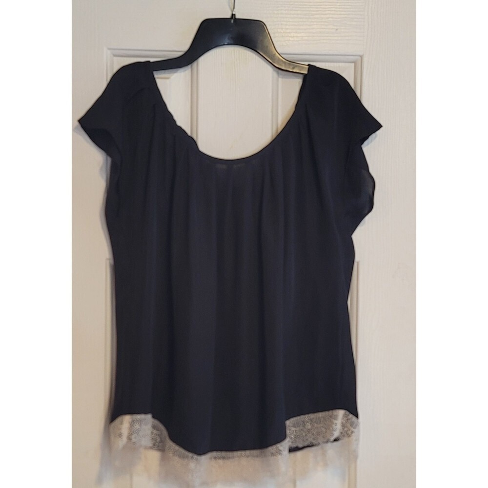 Lauren Conrad Black Blouse Size Small